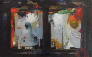 Michael Colpitts Abstract Paintings and Artwork, Mixed Media on Canvas Wall Art Abstract Simplistic, Mixed Media on Canvas, colorful abstract paintings, bold paintings, modern paintings on canvas, liquid acrylic painting, Medium Painting, medium abstract paintings for sale, dark abstract art